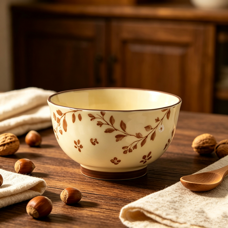 Hand Painted Floral Chinese Ceramic Bowls
